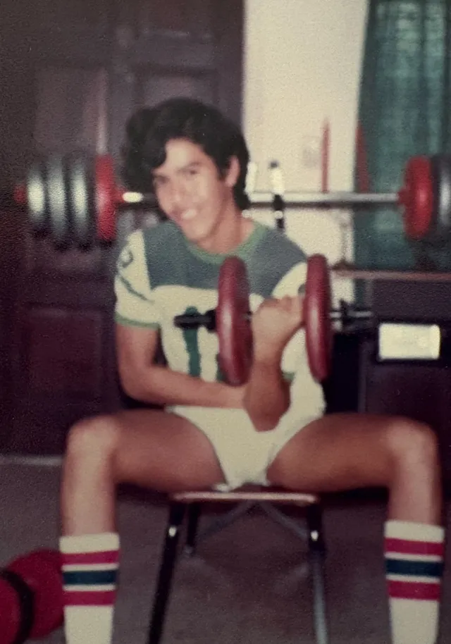 George Gamboa as a young athlete