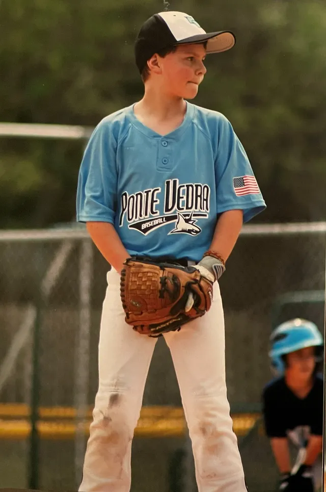 Sam Gabet as a young athlete